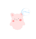 ふわふわ言葉おばけちゃん（個別スタンプ：16）