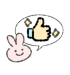 ゆるいうさぎ⭐︎ゆるスタンプ（個別スタンプ：35）