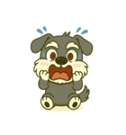 ERIMINTOでか顔シュナウザーver.（個別スタンプ：1）