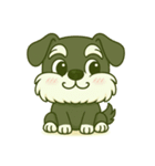 ERIMINTOでか顔シュナウザーver.（個別スタンプ：2）