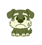 ERIMINTOでか顔シュナウザーver.（個別スタンプ：6）