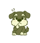 ERIMINTOでか顔シュナウザーver.（個別スタンプ：7）