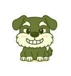 ERIMINTOでか顔シュナウザーver.（個別スタンプ：8）