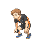 バレーボール 男子 部活 スポーツ（個別スタンプ：6）