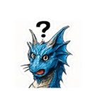 ブルードラゴン01（個別スタンプ：6）