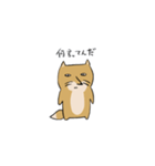 やる気をなくしたチベットスナギツネたち（個別スタンプ：9）