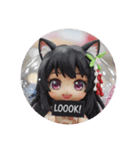 トラ耳みなみちゃんカプセルトイ（個別スタンプ：2）