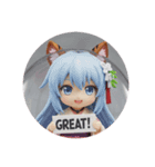 トラ耳みなみちゃんカプセルトイ（個別スタンプ：6）
