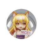 トラ耳みなみちゃんカプセルトイ（個別スタンプ：7）