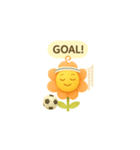 花ぽよ✖️サッカー（個別スタンプ：2）