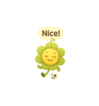 花ぽよ✖️サッカー（個別スタンプ：4）