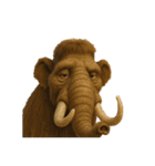 動物園と絶滅種の変顔（個別スタンプ：37）