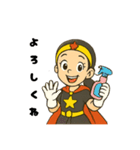 お掃除戦士ピカピカかんな（個別スタンプ：5）