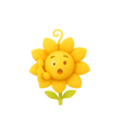 花ぽよちゃんは電話中（個別スタンプ：3）