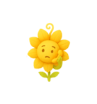 花ぽよちゃんは電話中（個別スタンプ：4）