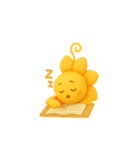 花ぽよちゃんは勉強中（個別スタンプ：4）