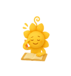 花ぽよちゃんは勉強中（個別スタンプ：7）