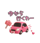 ぷっくり豹柄♡ピンクのデイリースタンプ（個別スタンプ：12）