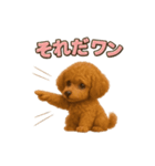子イヌverトイプードル（個別スタンプ：39）