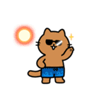 動く❤️夏あるある ねこスタンプ（個別スタンプ：14）