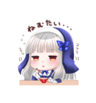日常こけももちゃん（個別スタンプ：5）