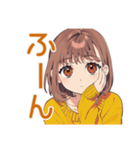 すべてがめんどくさい女子（個別スタンプ：10）