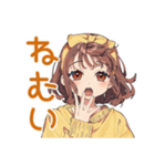 すべてがめんどくさい女子（個別スタンプ：15）
