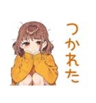 すべてがめんどくさい女子（個別スタンプ：33）
