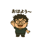 ぽっちゃり、ヤマイチの日常スタンプ（個別スタンプ：1）
