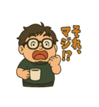 ぽっちゃり、ヤマイチの日常スタンプ（個別スタンプ：3）