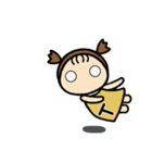 イニシャルT 女の子（個別スタンプ：12）