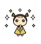 イニシャルT 女の子（個別スタンプ：28）