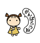 イニシャルT 女の子（個別スタンプ：30）