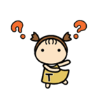 イニシャルT 女の子（個別スタンプ：35）