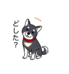 名前入り黒柴（個別スタンプ：9）