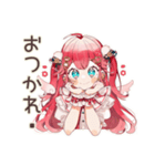 チョコミントアイス好きの女の子♡（個別スタンプ：7）