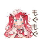 チョコミントアイス好きの女の子♡（個別スタンプ：18）