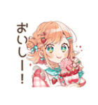 ときめく★ストロベリーアイス好きの女の子（個別スタンプ：23）