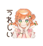 ときめく★ストロベリーアイス好きの女の子（個別スタンプ：24）
