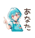 クッキー＆クリーム好きの女の子♡日常（個別スタンプ：2）