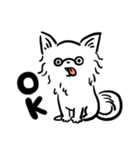 おマヌケチワワのひとこと（個別スタンプ：4）