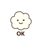 くもちゃんのやさしい日常（個別スタンプ：3）