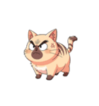 【怒る猫 2】（個別スタンプ：1）