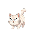 【怒る猫 2】（個別スタンプ：4）