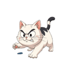 【怒る猫 2】（個別スタンプ：8）