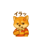 ラグビー大好き柴犬コタロウのスタンプ（個別スタンプ：6）