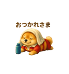 ラグビー大好き柴犬コタロウのスタンプ（個別スタンプ：15）