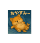 ラグビー大好き柴犬コタロウのスタンプ（個別スタンプ：16）
