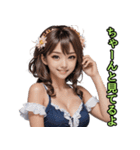 仮装女子_水着アイドル（励まし編）（個別スタンプ：7）