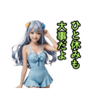 仮装女子_水着アイドル（励まし編）（個別スタンプ：15）